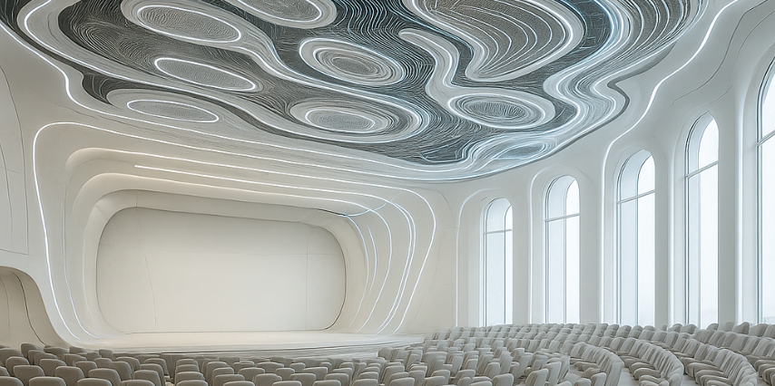 Modern auditorium design trends in 2025